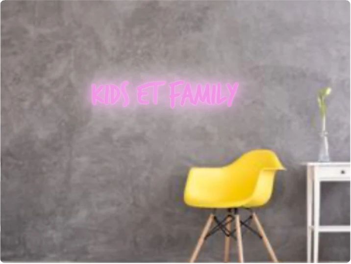 Custom text: Kids et family