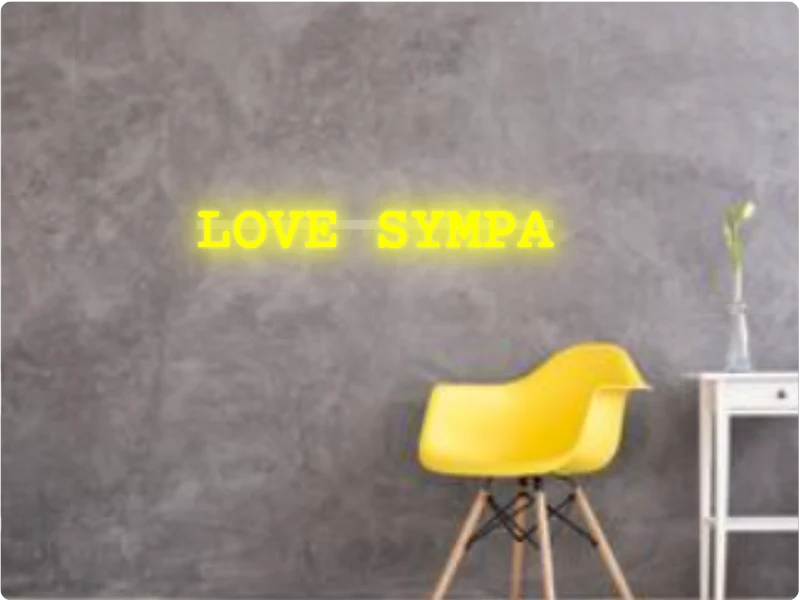 Custom text: LOVE SYMPA