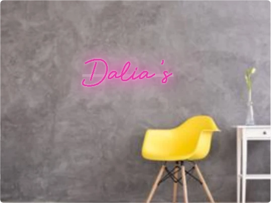 Custom text: Dalia's