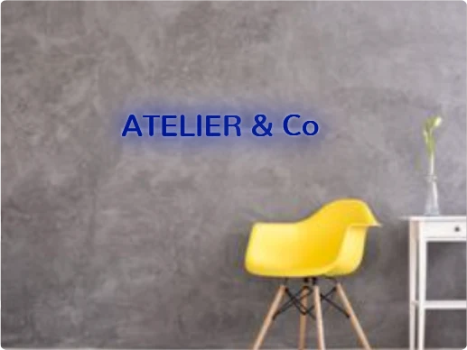 Custom text: ATELIER & Co