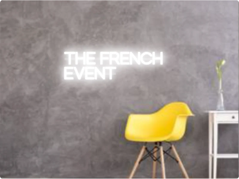 Custom text: THE FRENCH EVENT