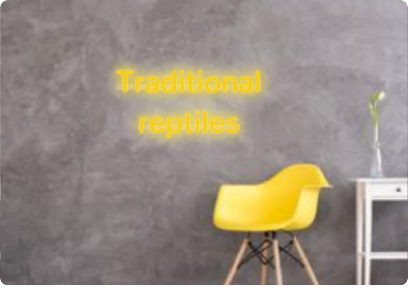 Custom text: Traditional reptiles