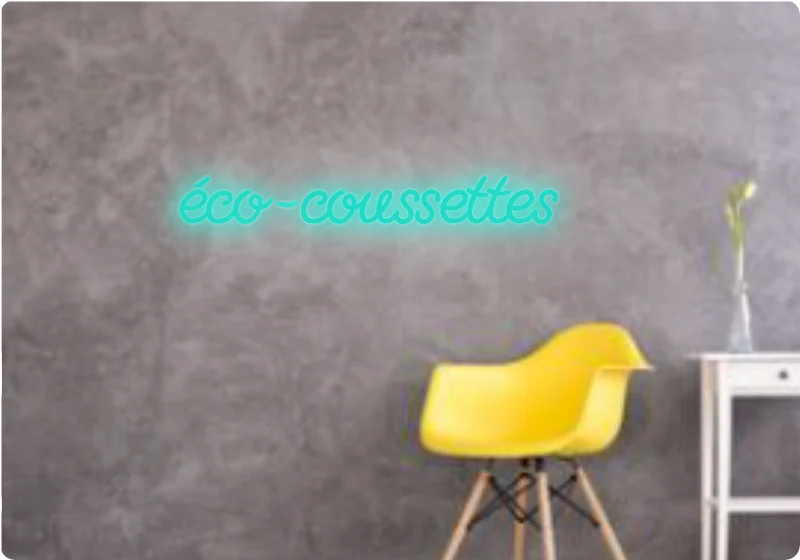 Custom text: éco-coussettes