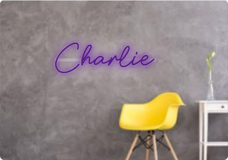 Custom text: Charlie