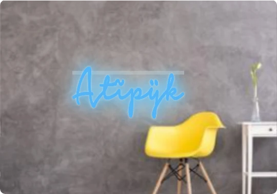 Custom text: Atĩpÿk