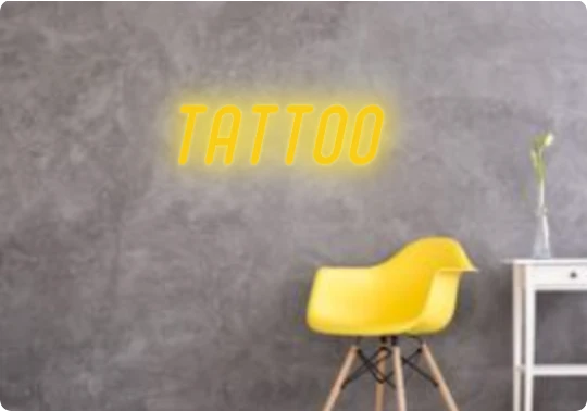 Custom text: TATTOO
