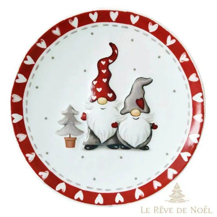 Assiette de noël pas cher
