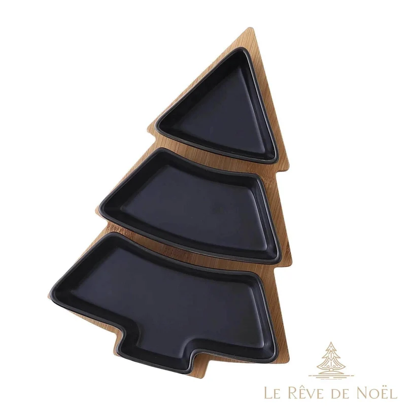 Assiette de présentation Noël