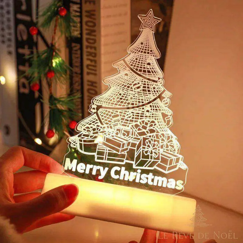Veilleuse de Noël à piles