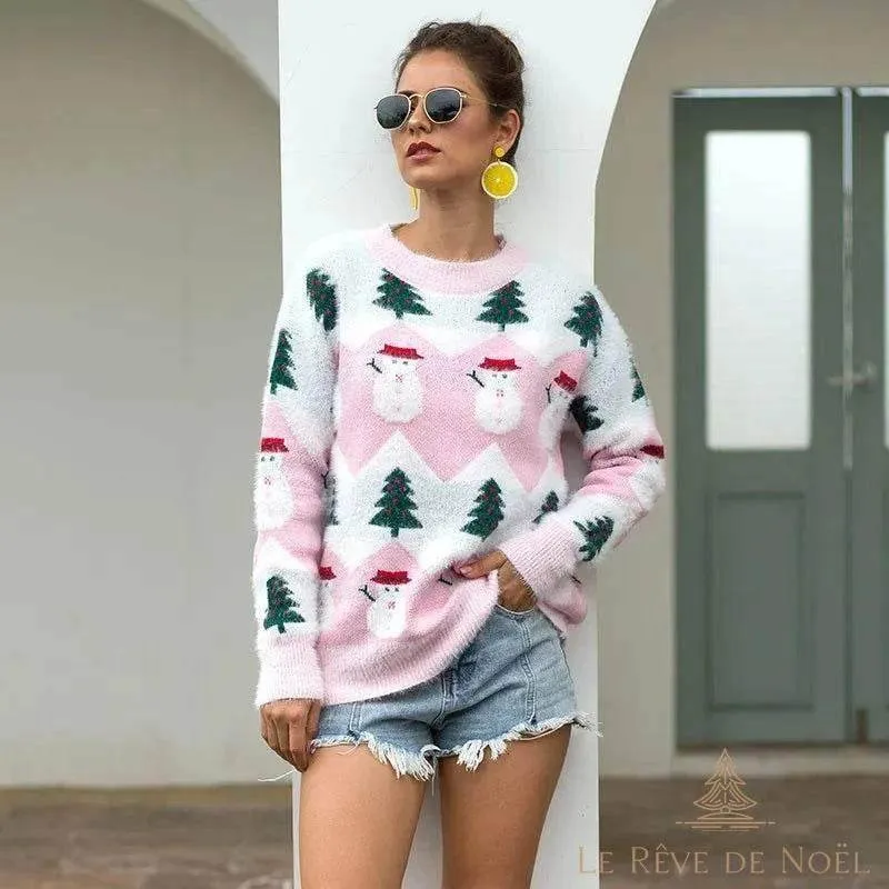 Pull chic de Noël femme