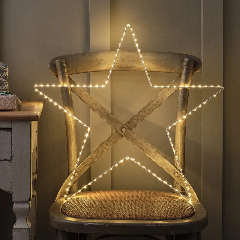 Grande Étoile Lumineuse Osby de 60 cm à LED Bicolores