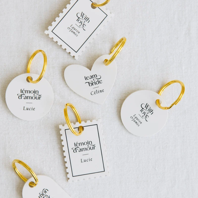 Porte-clés coeur "Romane"