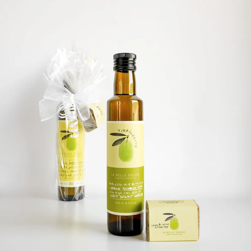 Ensemble-cadeau - Vinaigrette au balsamique blanc & savon