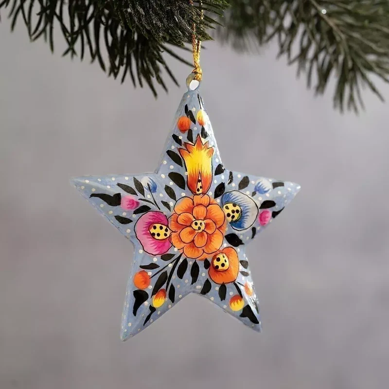 Trio Etoiles de Noël Azul
