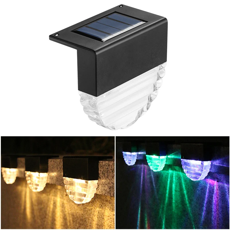 Quntis Solar Step Lights, IP65 Waterproof Professional Lighting for Outdoor Stairs and Steps
