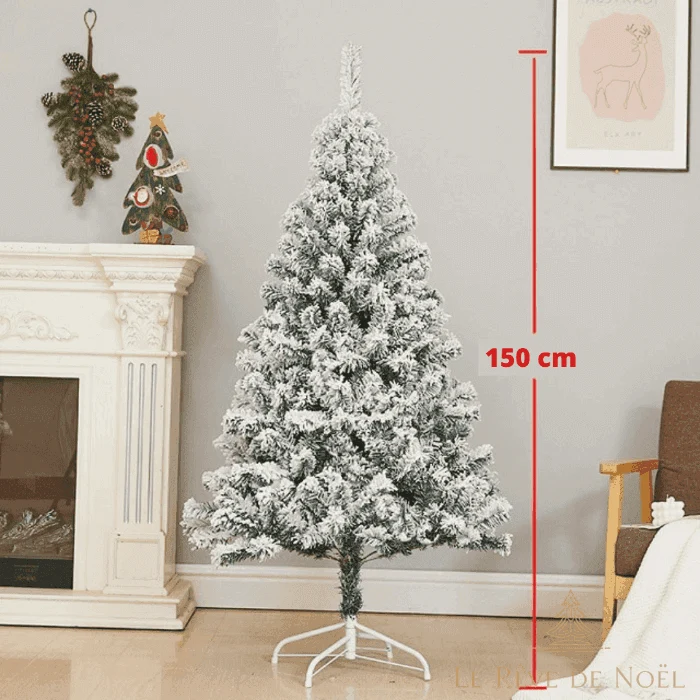 Sapin de Noël artificiel blanc - 150 cm