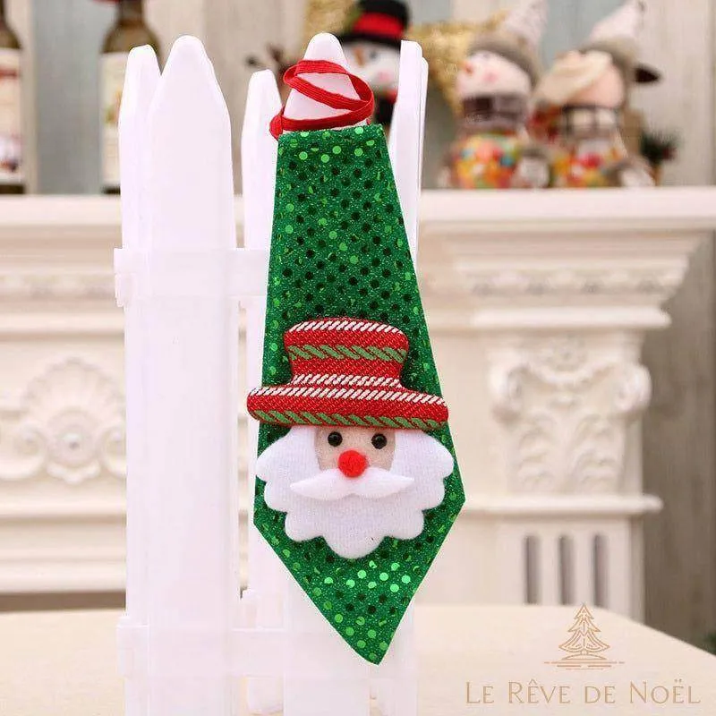 Cravate de Noël lumineuse