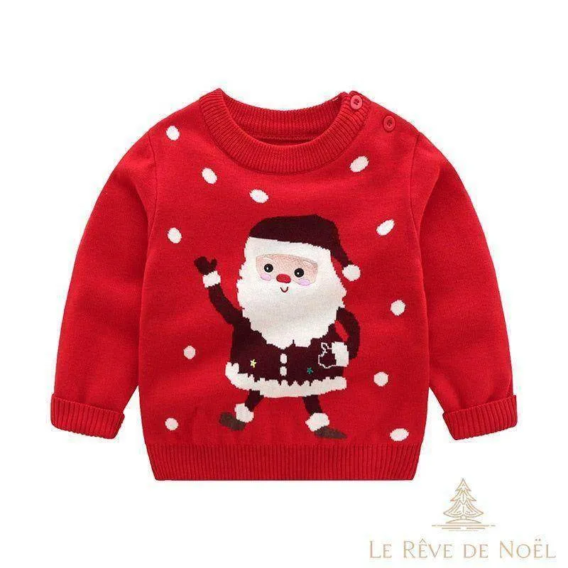 Pull de noël enfant garçon