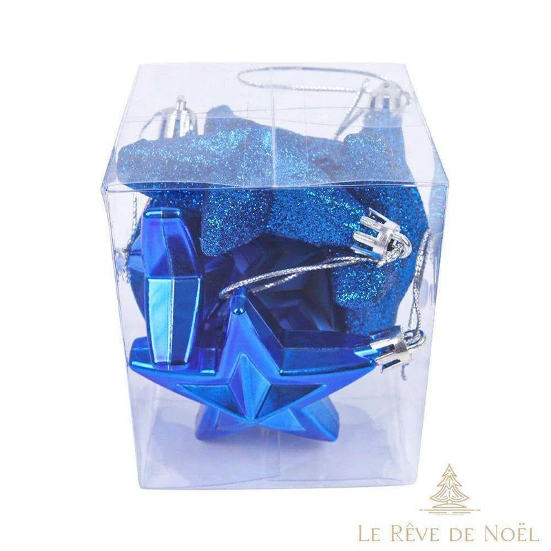 Étoiles de noël : Bleue