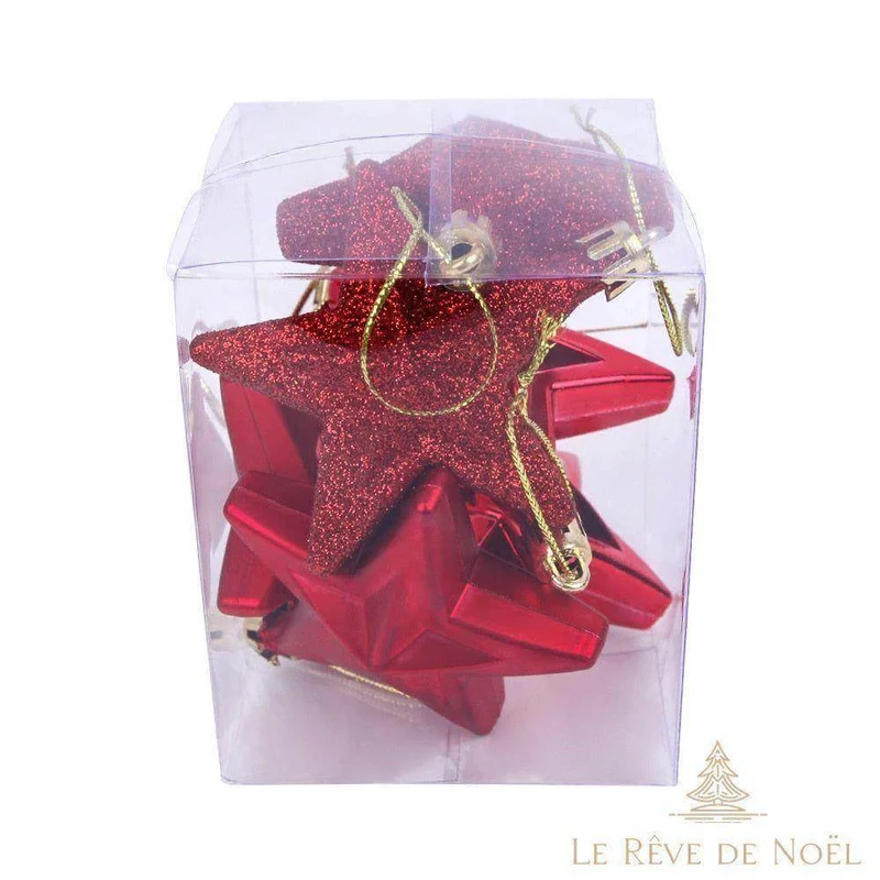Étoiles de noël : Rouge