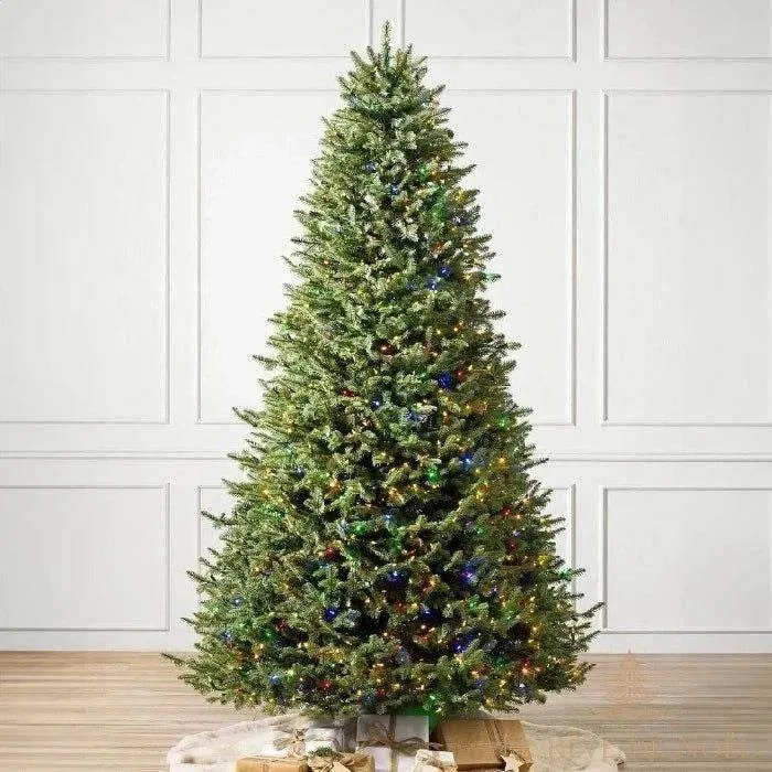 Sapin de Noël artificiel vert rétractable télécommandé