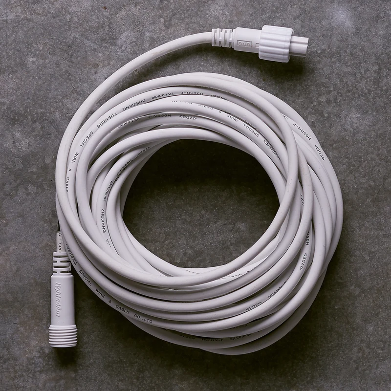 Câble d’Extension Blanc de 10 m Pro Connect (Nouvelle Série IP67)