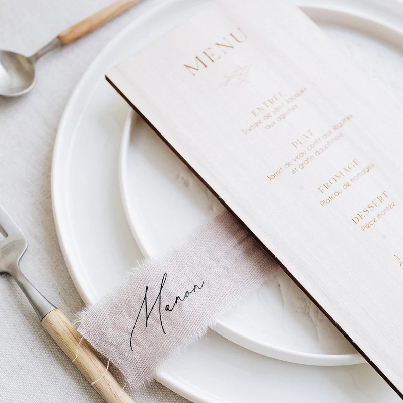 Marque-place "Nomad" tissu