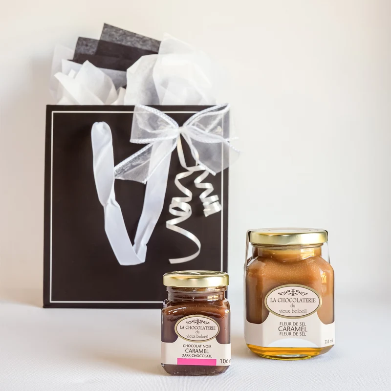 Duo caramels - Fleur de sel & chocolat noir