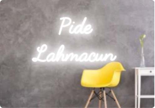 Custom text: Pide Lahmacun