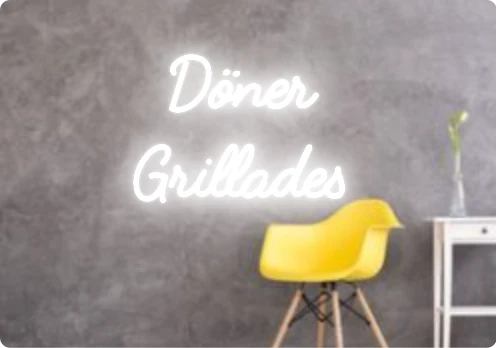 Custom text: Döner Grillades