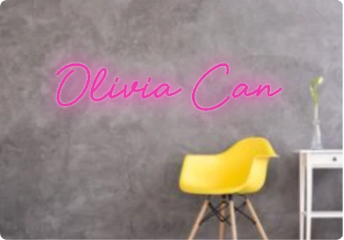 Custom text: Olivia Can