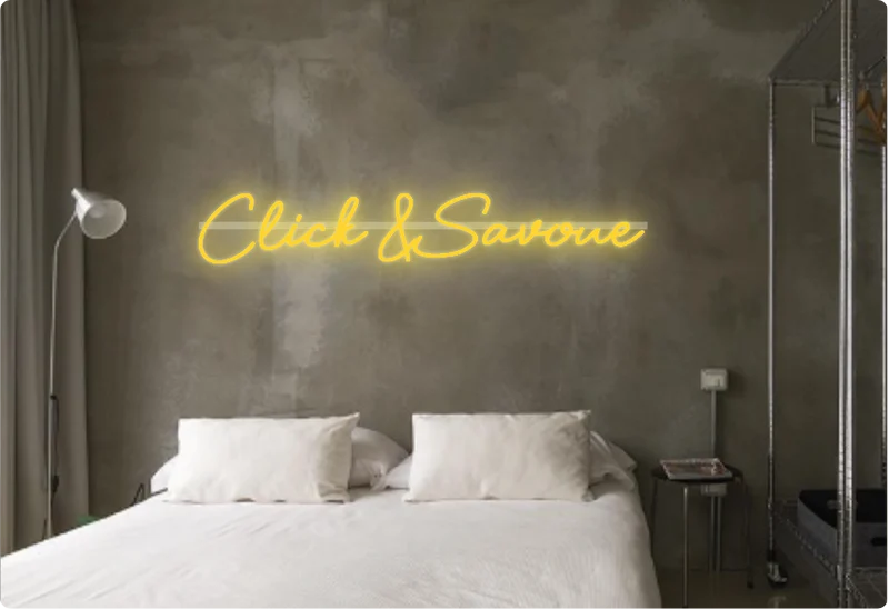 Custom text: Click&Savoue