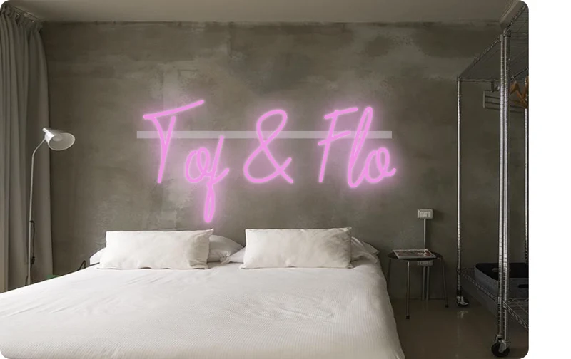 Custom text: Tof & Flo