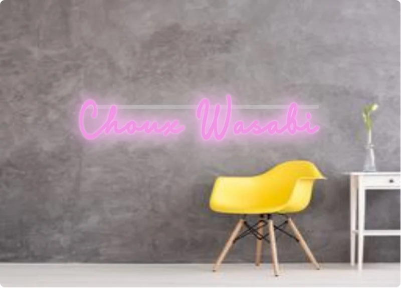 Custom text: Choux Wasabi