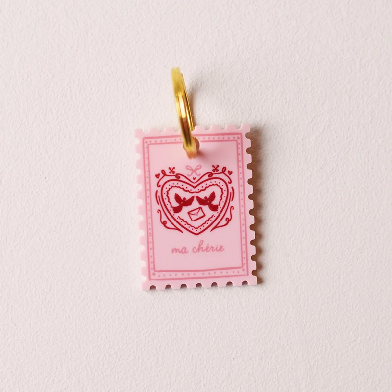 Porte-clés Saint Valentin Modele 2 Rose
