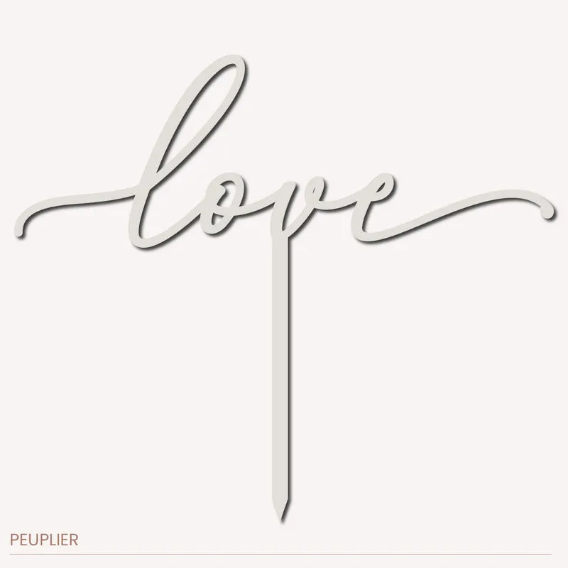 Cake topper "Love"