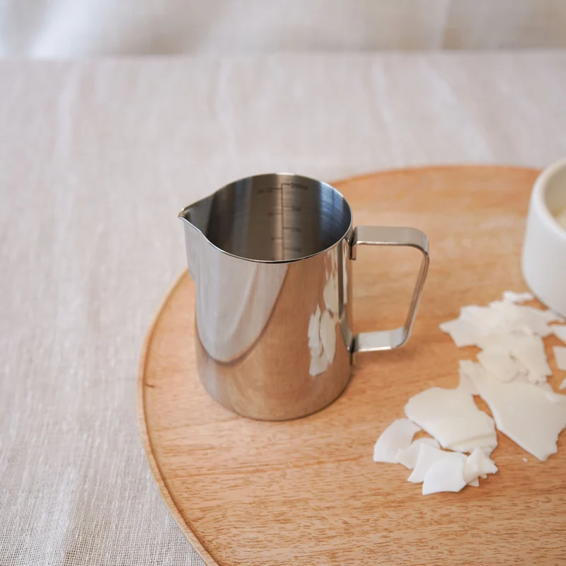 Pichet verseur en inox pour bougie DIY