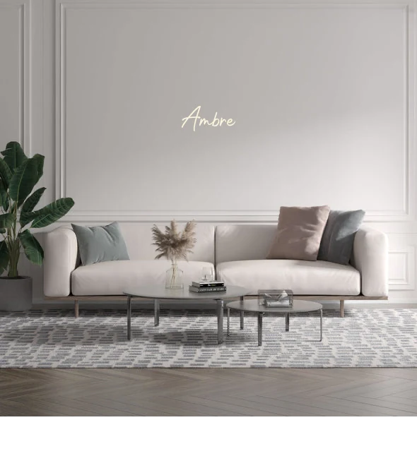 Custom text: Ambre