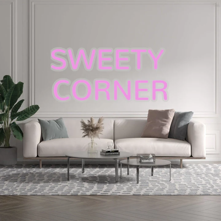 Custom text: SWEETY CORNER
