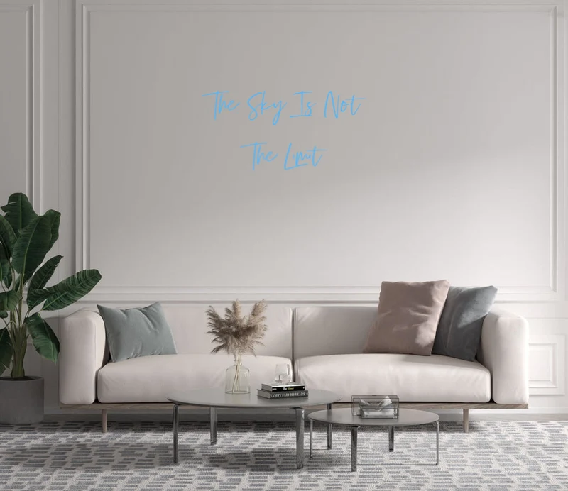 Custom text: The Sky Is Not The Limit