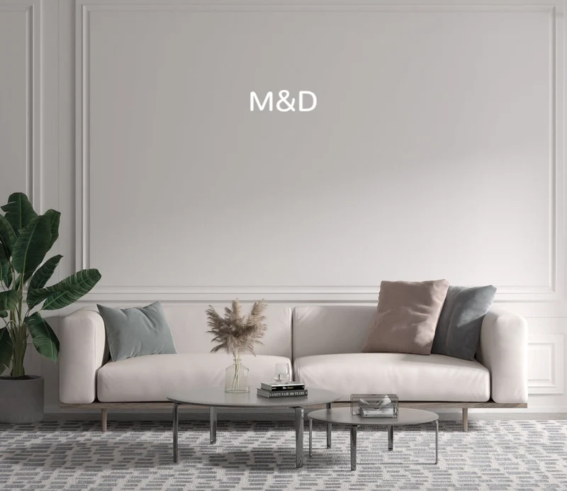 Custom text: M&D