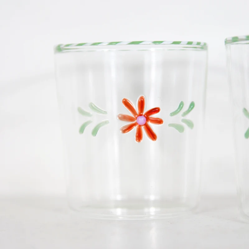 Verres Fleurette, pièce