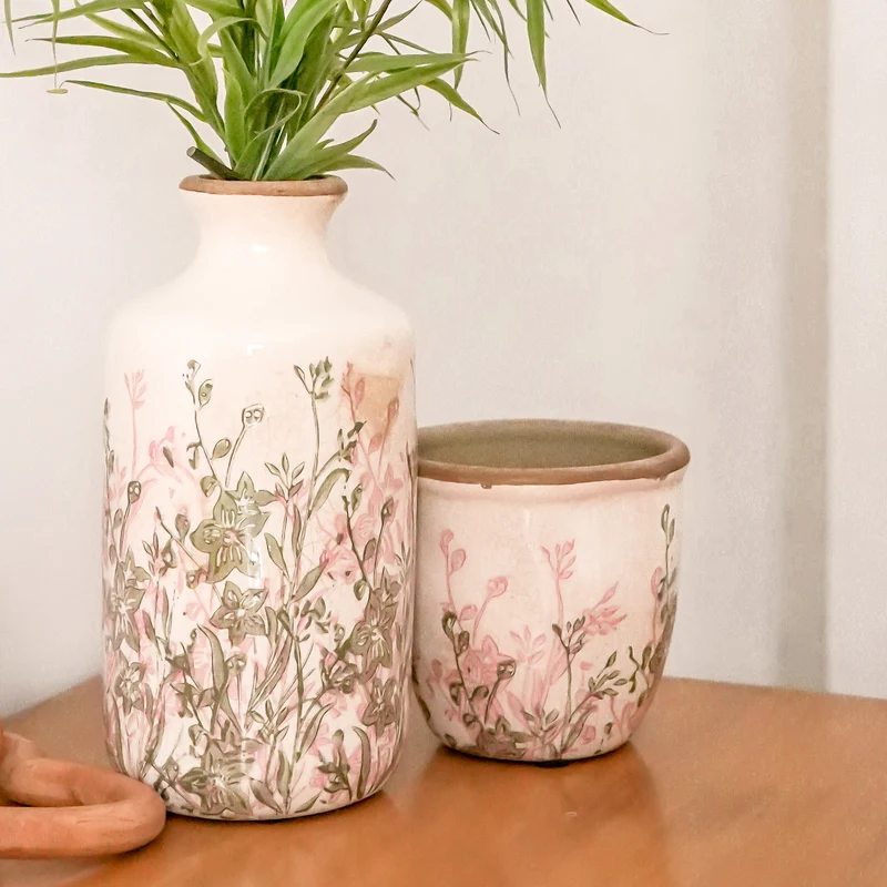 Pot antique - Fleurette