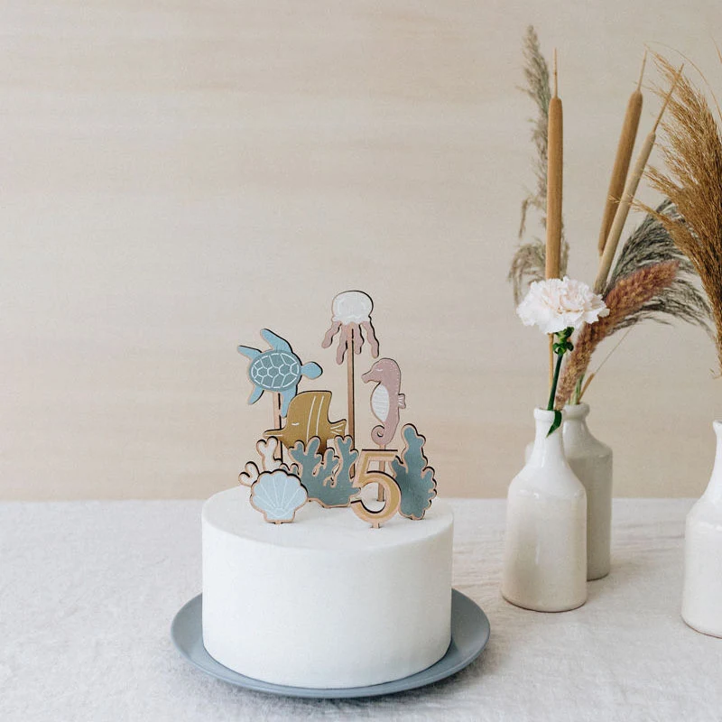 Cake topper "Océan"