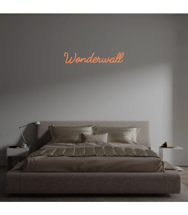 Custom text: Wonderwall