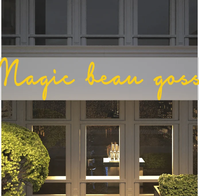 Custom text: Magic beau goss