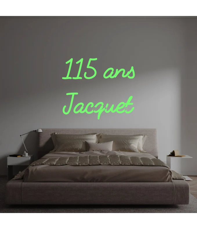 Custom text: 115 ans Jacquet