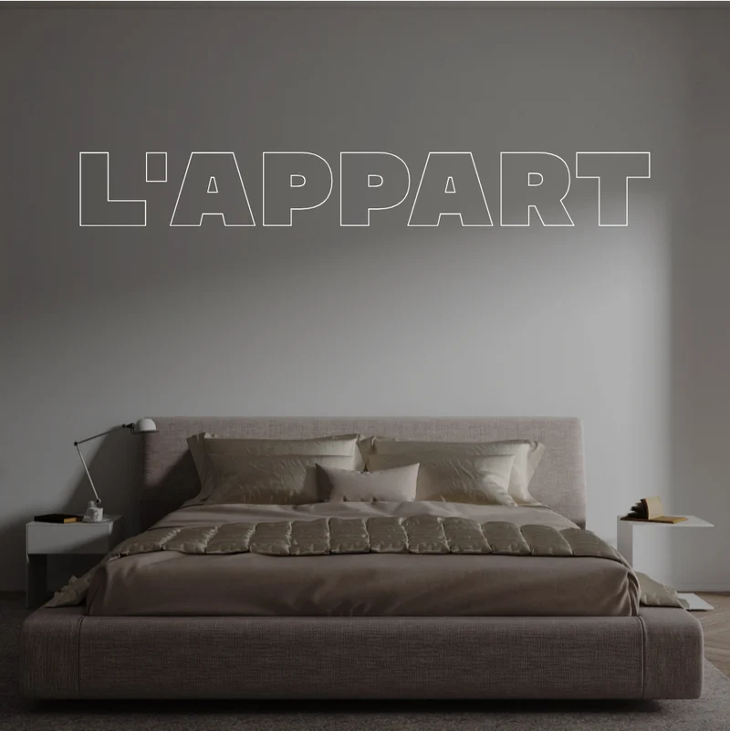 Custom text: L'APPART