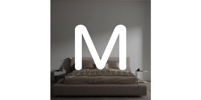 Custom text: M