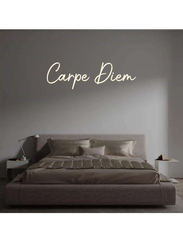 Custom text: Carpe Diem